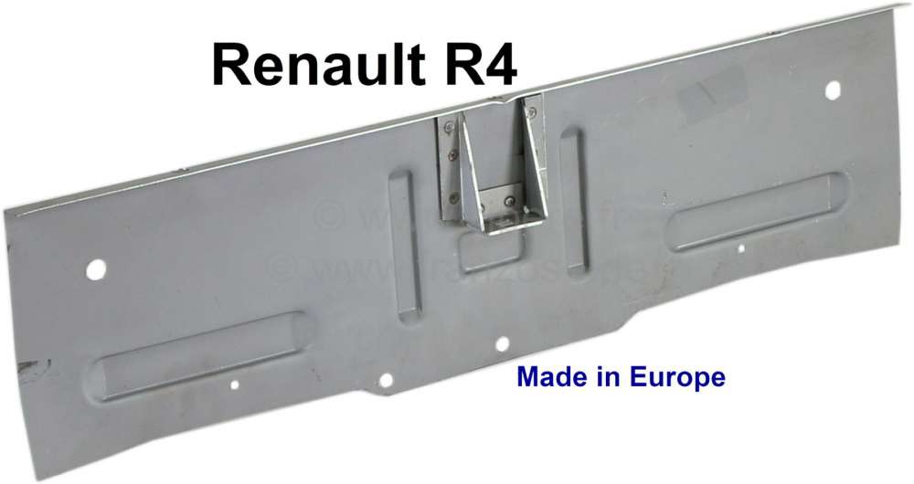 Renault - R4, Abdeckblech für die Quertraverse hinten im Chassis. Passend für Renault R4. Das Blec