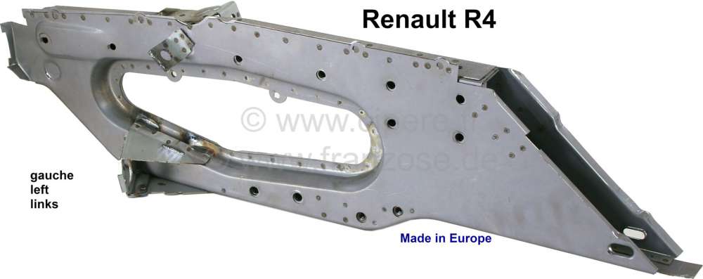Renault - R4, Motorhalterung (Holm komplett) vorne links am Chassis. Passend für Renault R4. Das Bl