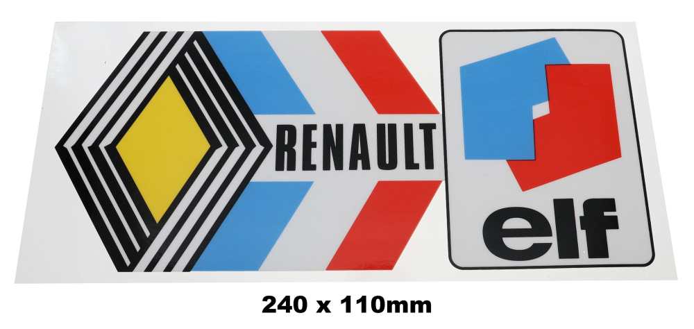 Renault - Aufkleber Heckscheibe 