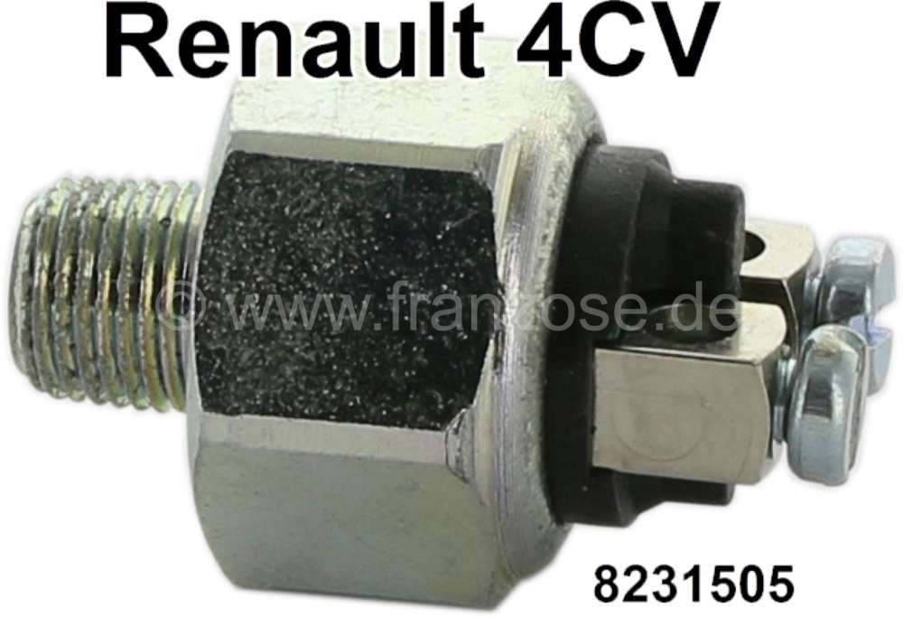 Citroen-2CV - 4CV, Bremslichtschalter 1 Serie. Passend für Renault 4CV, bis Ident. Nr. 5400220. Gewinde