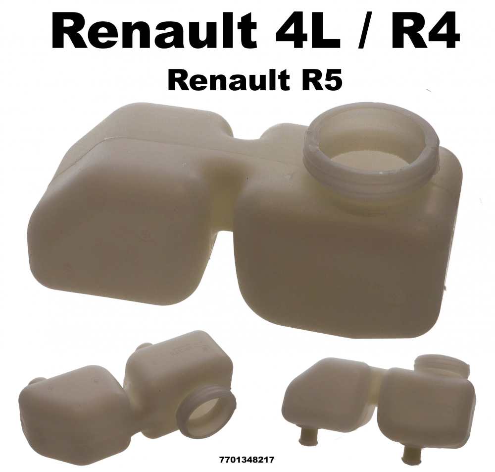 Renault - Bremsflüssigkeitsbehälter für 2 Kreis Bremsanlage. Passend für Renault R4 + R5. Ohne V