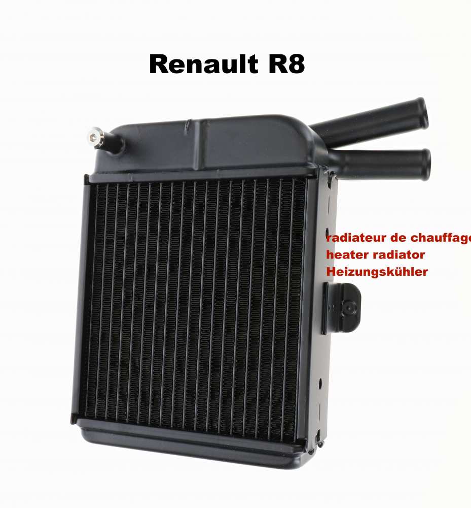 Renault - R8, Heizungskühler. Passend für Renault R8 + R10
