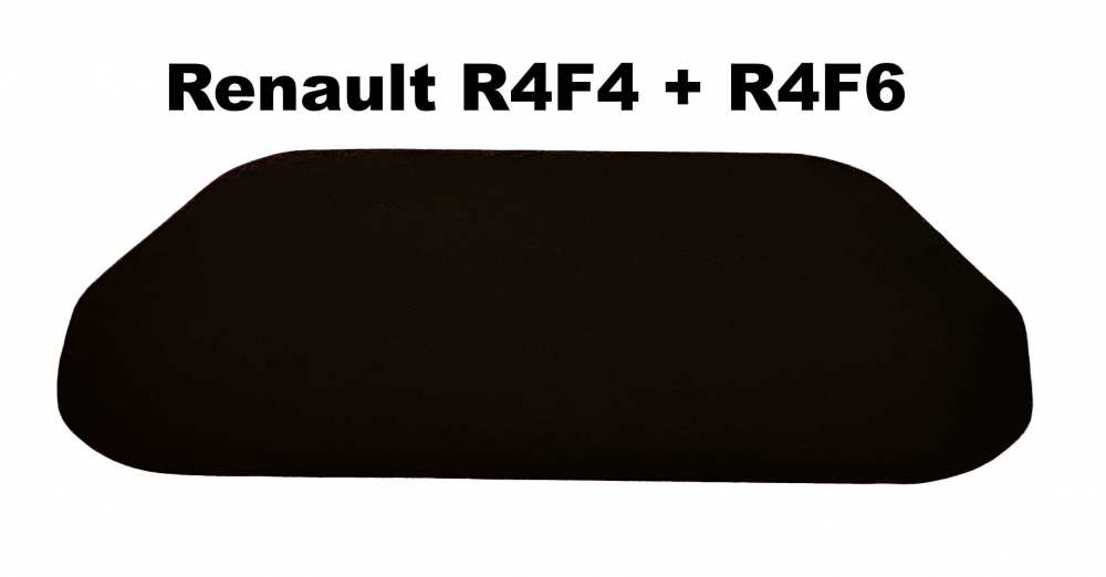 Renault - R4F4/F6, Heckklappe Verkleidung. Farbe: schwarz. Passend für R4F4 + R4F6 (R210B, R2106, R
