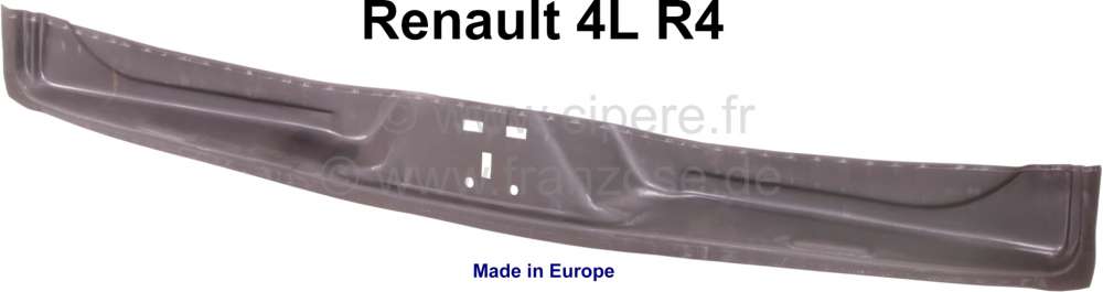 Renault - R4, Heckklappe Reparaturblech, für unten - innen. Passend für Renault R4. Made in Europe