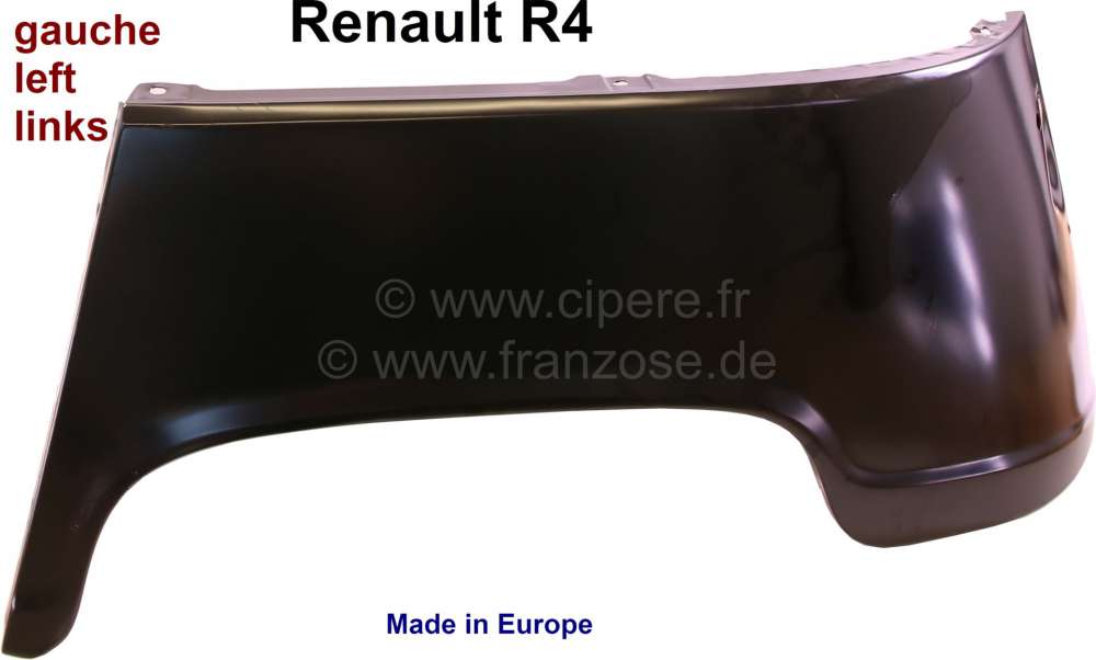 Alle - R4, Kotflügel hinten links. Passend für Renault R4.
