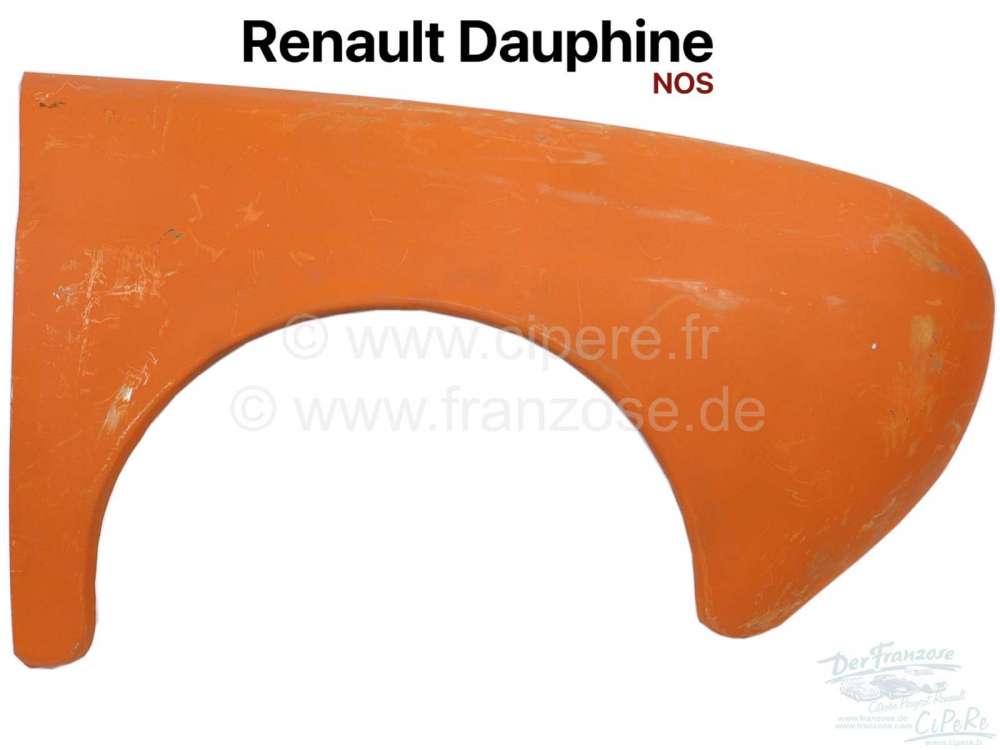 Renault - Dauphine, Kotflügel vorne rechts. Passend für Renault Dauphine. Original Lieferant. Kein