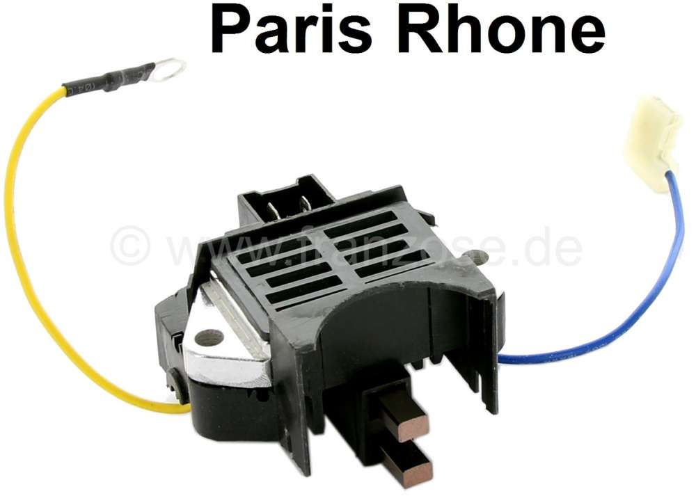 Lichtmaschinenregler für Paris Rhone (Valeo) Lichtmaschine. Passend für  Renault R4, R5, R6, R16. 12 Volt