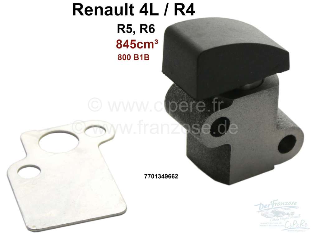 Renault - Steuerkettenspanner. Für Steuerkette 64 Glieder. Motor: 800 B1B. Hubraum: 845ccm. Passend