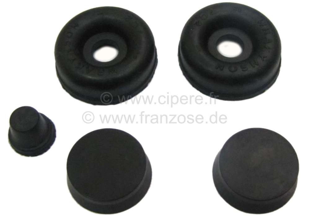 Renault - R4/Heckmotor, Radbremszylinder Dichtsatz. Für Kolbendurchmesser: 19mm. Passend für früh