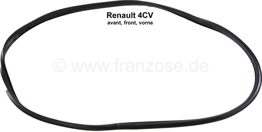 Renault - 4CV, Frontscheibendichtung (Windschutzscheibendichtung). Passend für Renault 4CV.