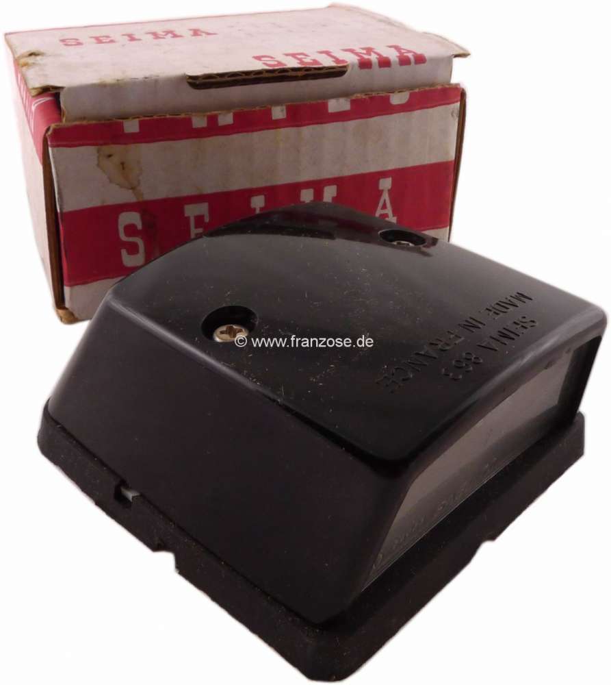 Renault - R12 Break, Kennzeichenleuchte links. Passend für Renault R12 Break. Original SEIMA.