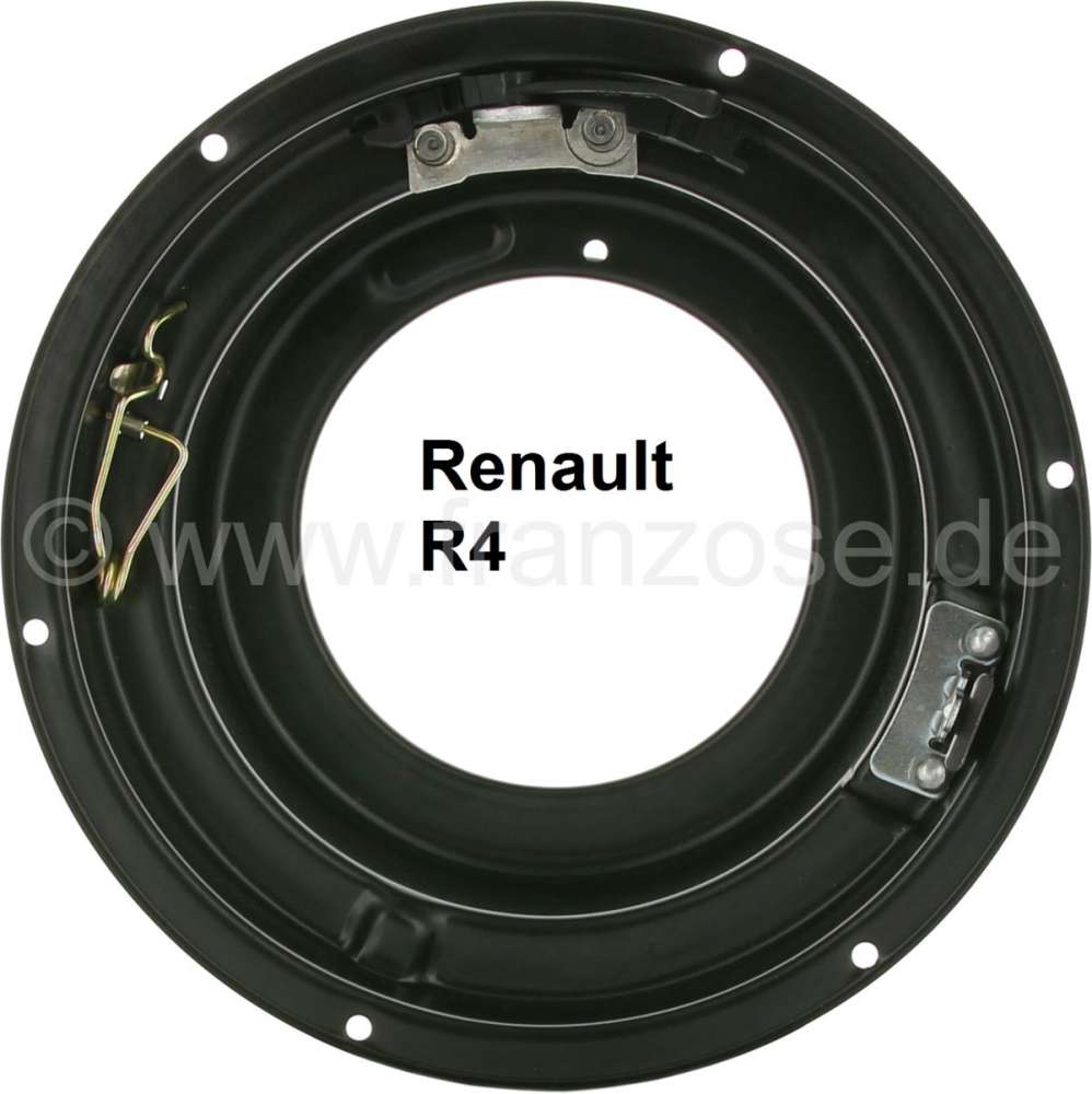 Renault - R4, Scheinwerfertopf (Scheinwerferhalterung) aus Metall. Passend für Renault R4.