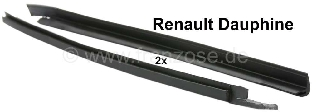 Renault - Dauphine, Dichtung (2 Stück) für das Dreiecksfenster. Passend für Renault Dauphine.