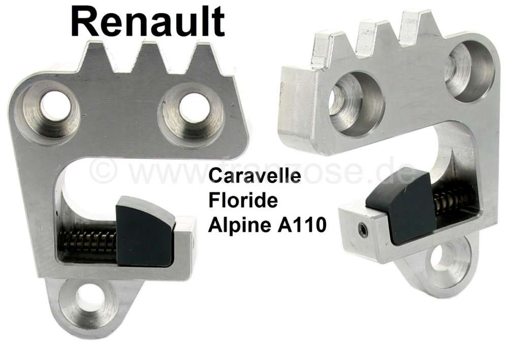 Caravelle/Floride/A110, Schlossfalle (Türfalle). 2 Stück. Passend für  Renault Floride + Caravelle. Renault Alpine A11