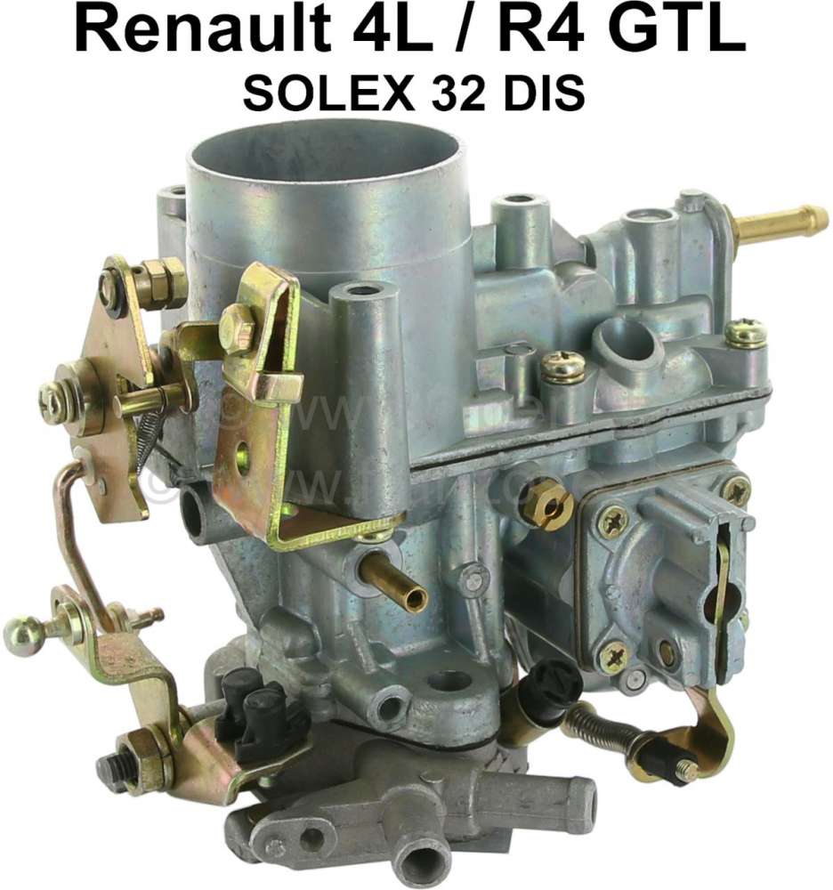 Renault - Vergaser SOLEX 32 DIS (Nachbau). Passend für Renault R4. Bitte vergleichen Sie den montie