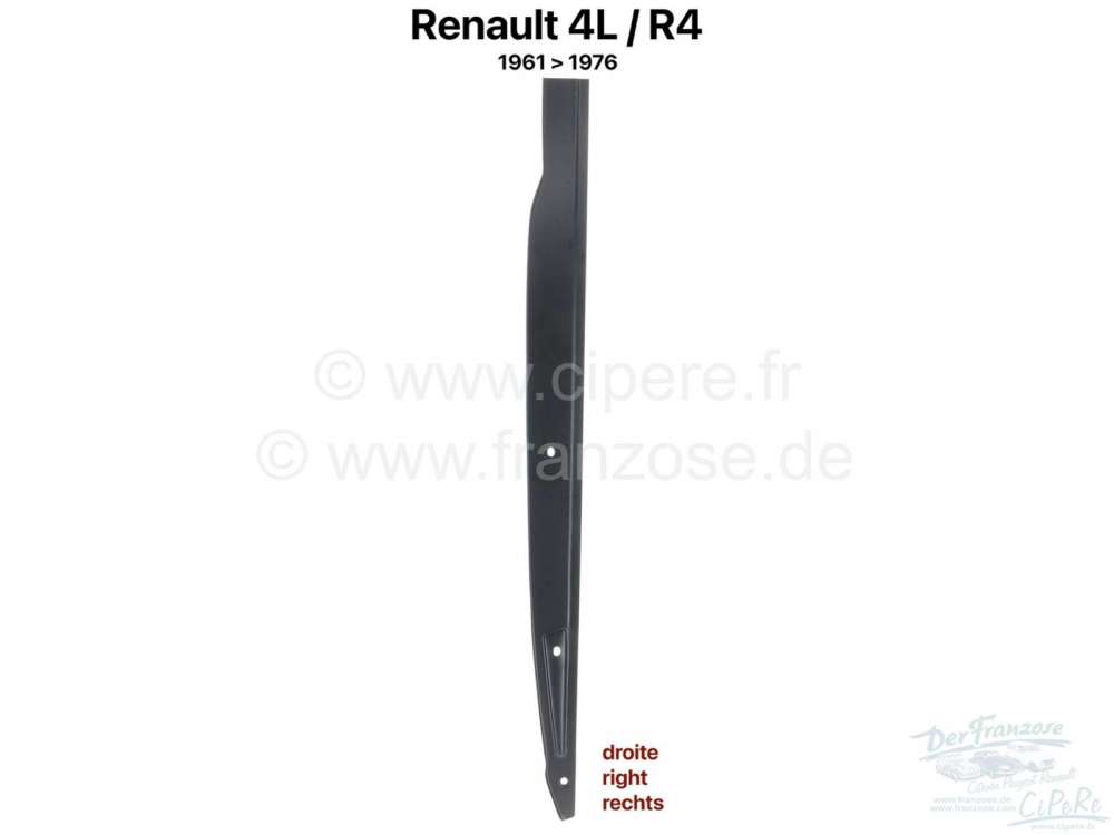 Renault - R4, D-Säule nur Außenblech, rechts. Passend für Renault R4, von Baujahr 1961 bis 1976.