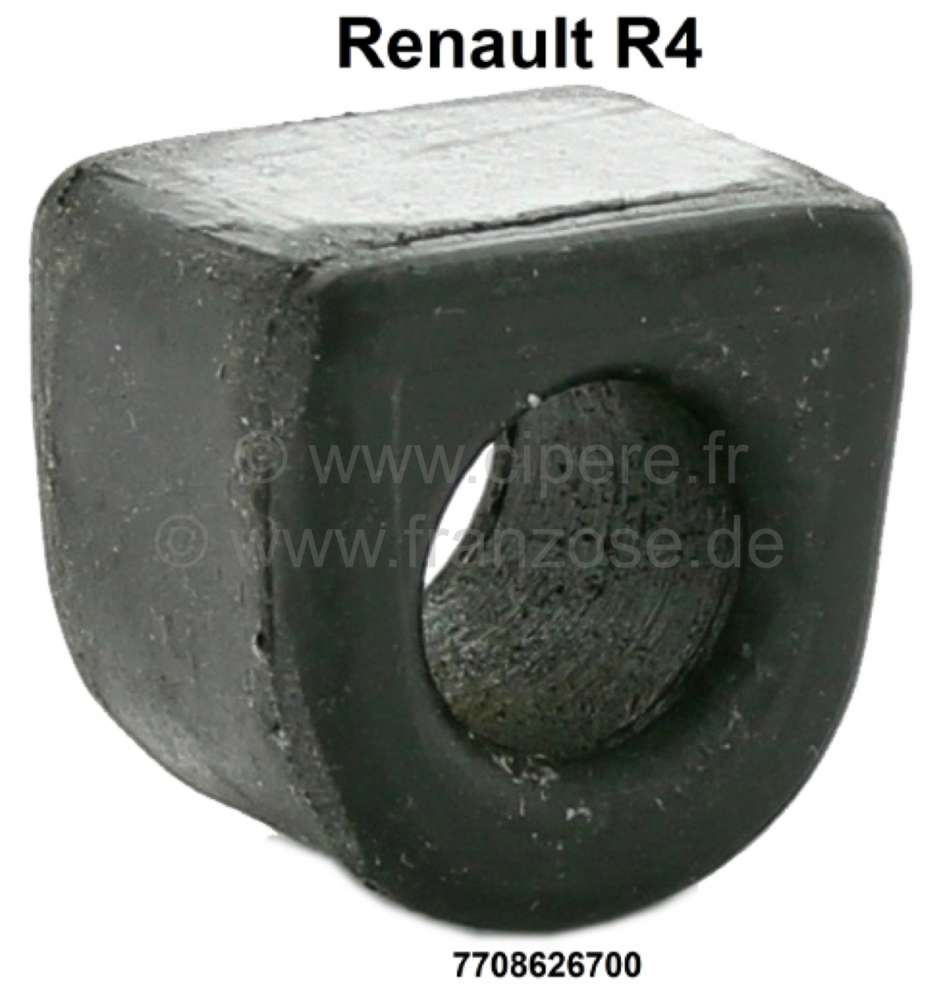 Alle - R4, Stabilisatorgummi (per Stück). Passend für Renault R4.  Befestigung des Stabilisator