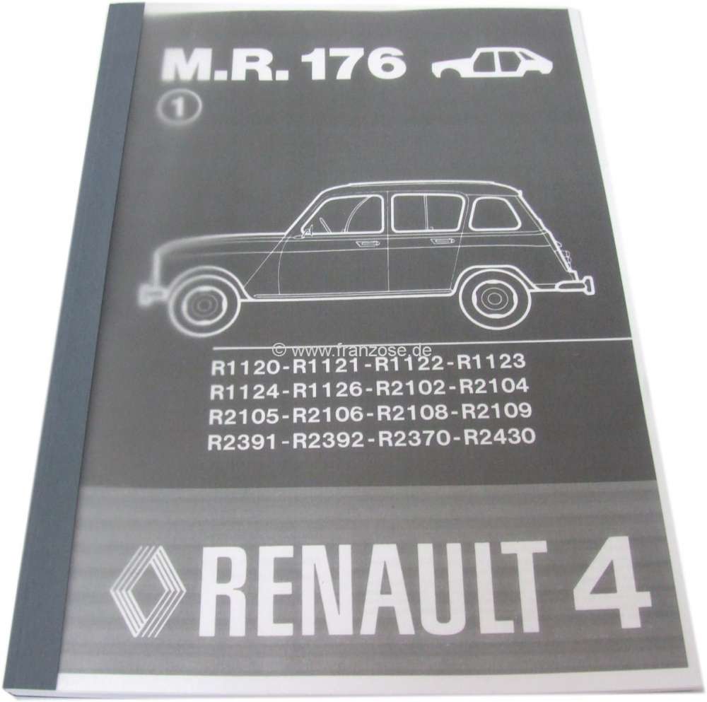 Renault - Reparaturhandbuch Karosserie. Passend für Renault R4. Nachdruck von dem originalen Renaul