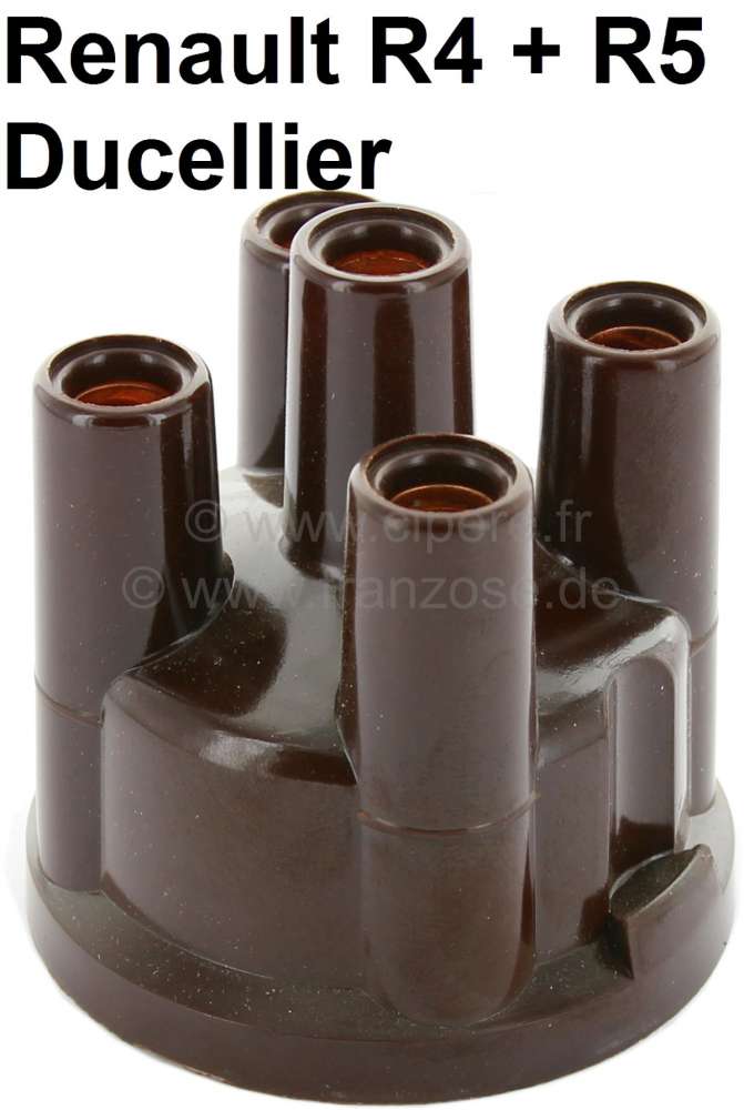 Renault - Ducellier, Verteilerkappe. Passend für Renault R4 + R5. Für Ducellier Verteiler 1392V. I