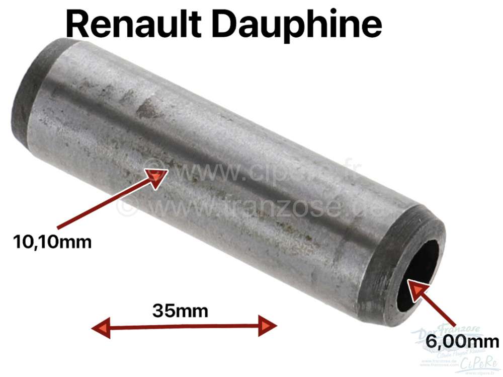 Renault - Ventilführung Einlass + Auslass. Passend für Renault mit Heckmotor (Dauphine). Innendurc