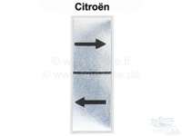 Citroen-2CV - Aufkleber für Druckschalter Parkleuchte, links oder rechts (eckige Schalter) im Armaturen