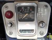 Sonstige-Citroen - Kontrollleuchte rot, groß, kegelförmig (LED), 6 Volt. Nachbau von den originalen Leuchte