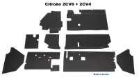 citroen 2cv armaturenbrettverkleidungen daemmbezug stirnwand innenraum 8 teilig P18065 20260623165136 - Bild 1