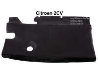 Citroen-2CV - Dämmbezug Stirnwand oben rechts. Passend für Citroen 2CV6.