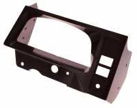 Citroen-2CV - Tachogehäuse braun (Cockpitgehäuse), für den ovalen Tacho (aus Kunststoff). Passend fü