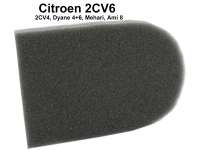 Citroen-2CV - 2CV6, Wärmetauscher (Heizbirne), Schaumstoffplatte für die Klappe des Wärmetauschers. P