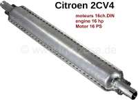 Citroen-2CV - 2CV alt, Nachschalldämpfer für Citroen 2CV4 mit 16 PS. (Ende sechziger -  Anfang siebzig