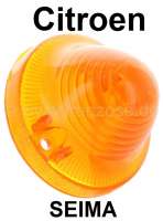 citroen 2cv blinker vorne innenraumbeleuchtung blinkerkappe gelb pruefzeichen P14012 - Bild 1