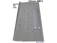 Citroen-2CV - AMI6, Bodenblech links komplett, mit allen Sicken und Verstärkungen. Nachbau, passend fü