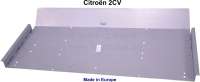 Citroen-2CV - 2CV, Bodenwanne vorne, Innenraum vom 2CV. Es ist nur ein einfaches Reparaturblech mit Schw
