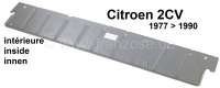 Citroen-2CV - 2CV, Pedalbodenblech innen verstärkt, mit allen Sicken (Reparaturblech). Sehr gute Nachfe