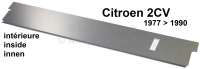 Citroen-2CV - 2CV, Pedalbodenblech innen, verstärkt, ohne Sicken, passgenau ausgelasert, für Citroen 2