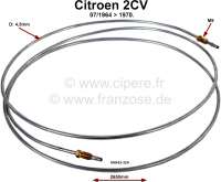 Citroen-2CV - Bremsleitung, passend für Citroen 2CV, von Baujahr 07/1964 bis 1970. Verbindung von dem H