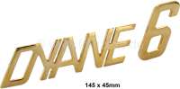 citroen 2cv embleme emblem dyane 6 metall goldfarbig P17442 - Bild 1