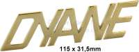 citroen 2cv embleme emblem dyane metall goldfarbig P17441 - Bild 1