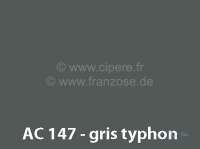 Citroen-DS-11CV-HY - Sprühlack 400ml / AC 147 Gris Typhon von 9/63 - 6/65 Bitte innerhalb 6 Monate aufbrauchen