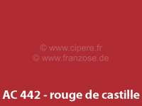 Citroen-2CV - Sprühlack 400ml / AC 442 Rouge de Castille von 9/80 - 9/82 Bitte innerhalb 6 Monate aufbr