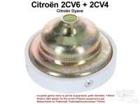 Citroen-2CV - Reibscheibe (Teller) für den kleinen Federtopf. 110mm Durchmesser. Passend für Citroen 2