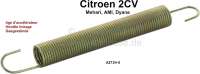 Citroen-2CV - Gasgestänge Rückzugfeder. Passend für alle Citroen 2CV + Mehari mit Gasgestänge. Nicht