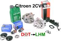 Citroen-2CV - Bremsenreparatursatz groß, wenn versehentlich DOT (falsch) Bremsflüssigkeit verwendet wu