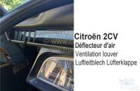Citroen-2CV - 2CV, Lüfterklappe, Nachrüst Gitter für die Luftverteilung Richtung des Fahrers. Dieses 