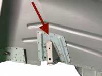 Alle - 2CV, Radhaus hinten links, Hinterachsanschlagpuffer Reparaturblech. Passend für Citroen 2