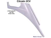 Citroen-2CV - 2CV, Seitenteil hinten links, kurze Version. Von Heckblech bis Anfang drittes Seitenfenste