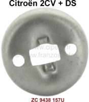 citroen 2cv hinterradbremse hydraulikteile bremsbacke federteller seitlich druckfeder P13054 - Bild 1