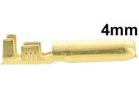 Citroen-DS-11CV-HY - Rundstecker 4mm männlich Citroen. Wie original. Per Stück