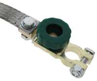 Renault - Batteriepol - Trennschalter gerade. Einfach die Rändelschraube lösen und der gesamte Str